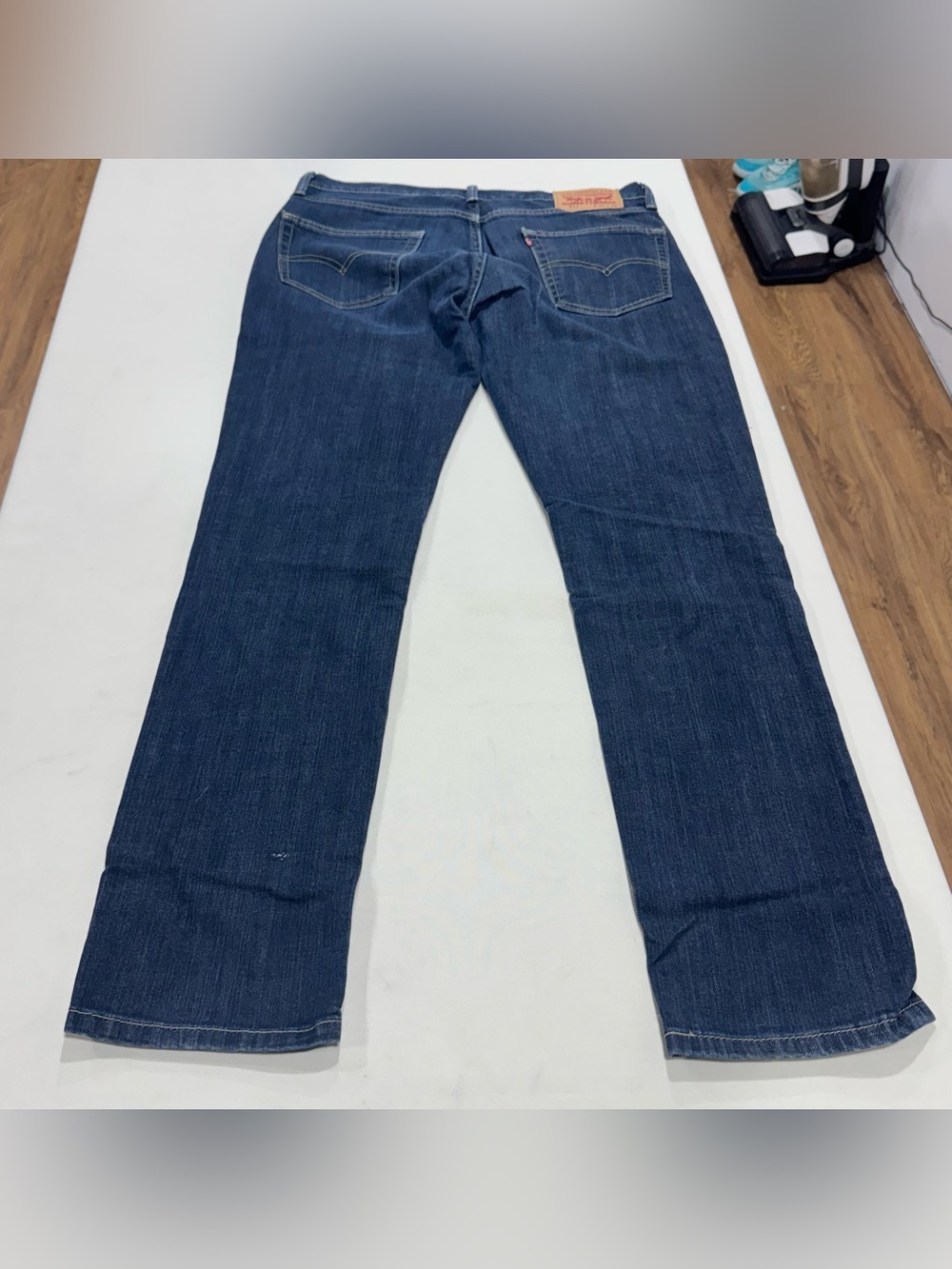 Levi's 511 Slim Straight Jeans in Dark Blue Denim 34x32